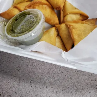 Beef samosas