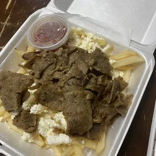 Gyro w Greek Fries