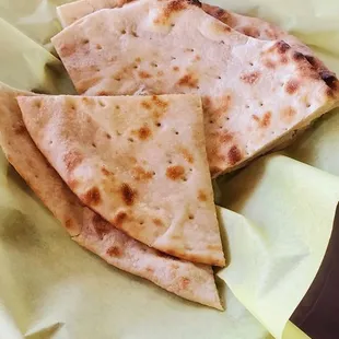 choice or garlic or butter naan (made fresh)
