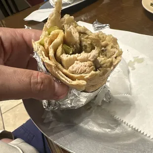Chicken shawerma was excellent