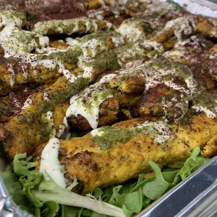 Chicken Koobideh platter for catering