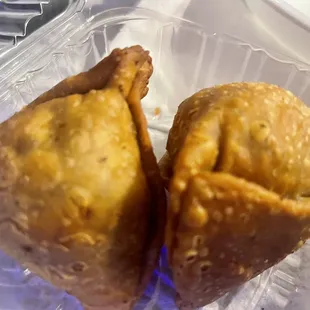 Meat samosas