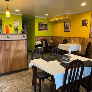 the interior of a restaurant