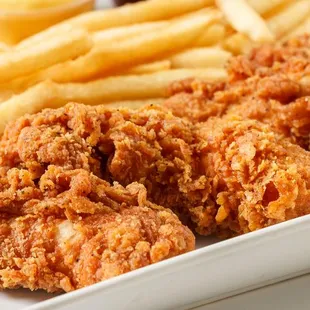 Kids plate chicken strips