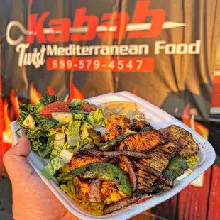 Chicken Kabab Fattoush Salad