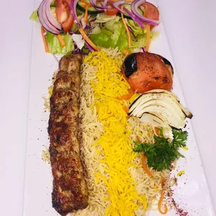 Chicken Kobideh Salad