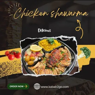 Chicken Shawarma Plate