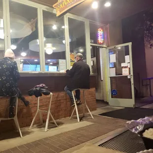 Entrance to restaurant