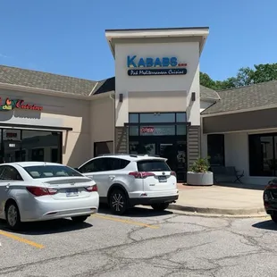 Front view of restaurant