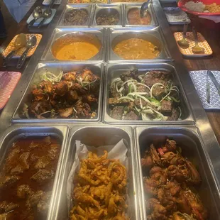 The classic Indian Buffet