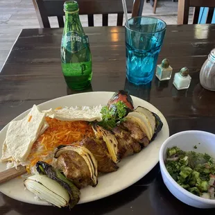 Fresh Steak Kabab and roasted veggies rocks!