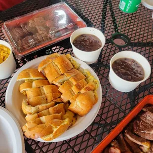 a plate of food on a table
