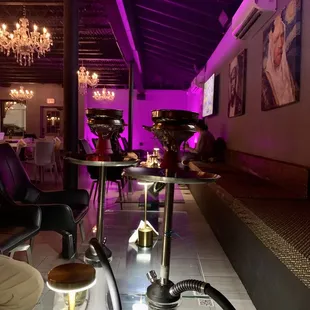 the interior of the restaurant