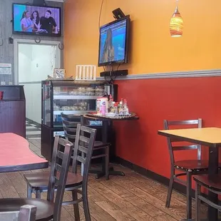 Inside Counter and tables