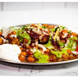 Samosa Cholle Chaat