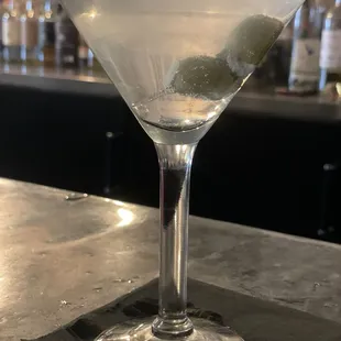 Dirty martini blue cheese olives