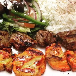 8. Chicken and Beef Kabob