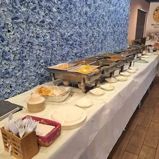 Buffet line