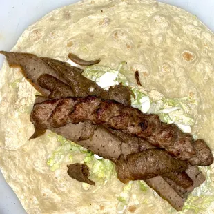 Gyro &amp; Beef Koobideh Combo Wrap