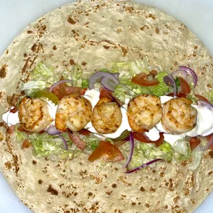 Shrimp Kabob Wrap