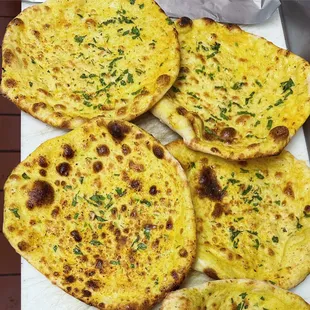 This is Garlic Bread or Garlic Naan.