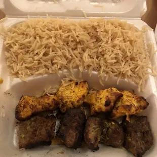 Steak and chicken combo