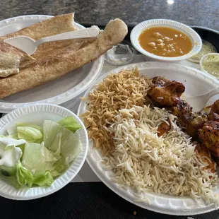 K2. Boneless Chicken Thighs Kabob super tender with great flavor.