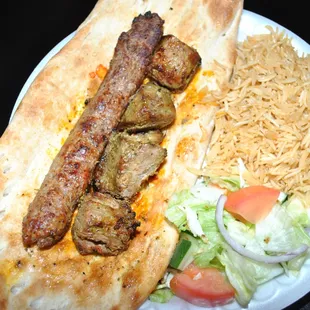 K18 Combo 6 (Beef and Kubideh)