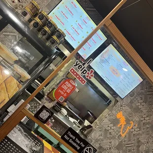 the interior of a restaurant