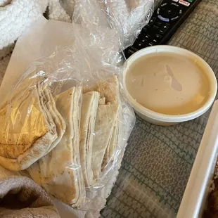 Hummus w pita