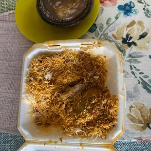 Worst Indian food in town, stay away... all of this is going straight to trash, it's really that bad..