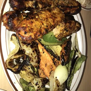 chicken wings and fried chicken, food