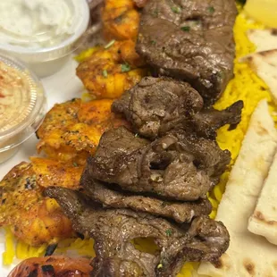 Steak and shrimp combo