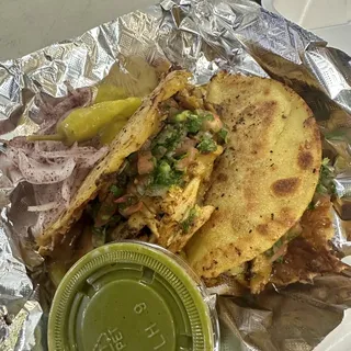 Chicken shawarma taco