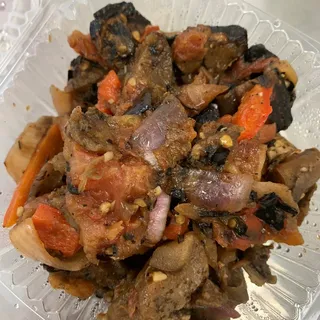 Grilled Eggplant Salad