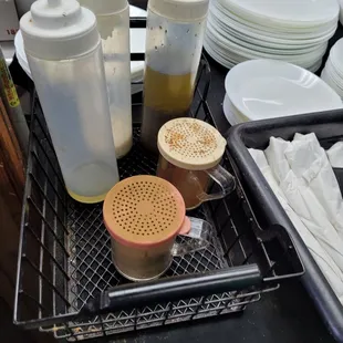 Condiments running low