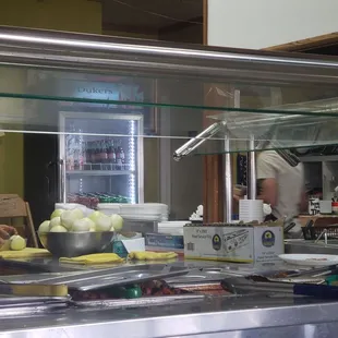 Onions ready to slice for the grill