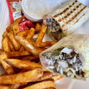 Beef Shawarma Wrap