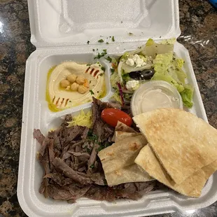 Beef shawarma