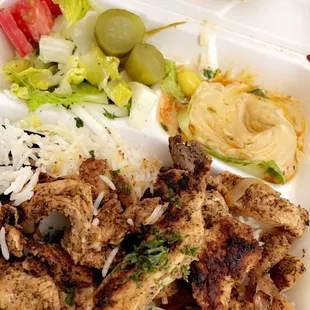 6. Chicken Shawarma Plate