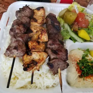 4. Skewers Kabob Combo Plate
