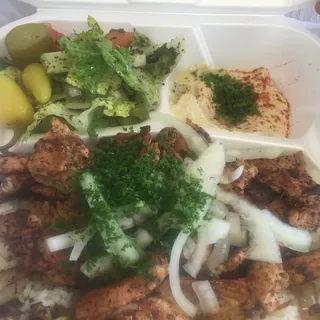 6. Chicken Shawarma Plate