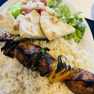 Beef Kabob Entree Lunch