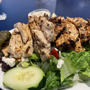 Garlic chicken salad