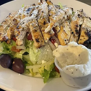 Garlic chicken salad