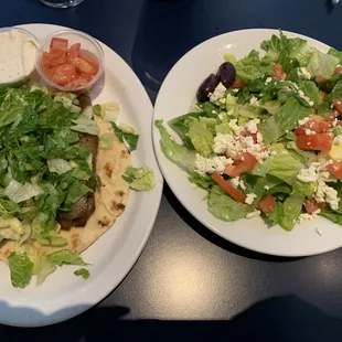 salads, food