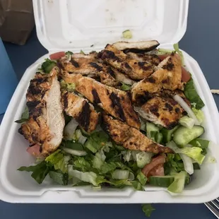 Chicken Shawarma Salad