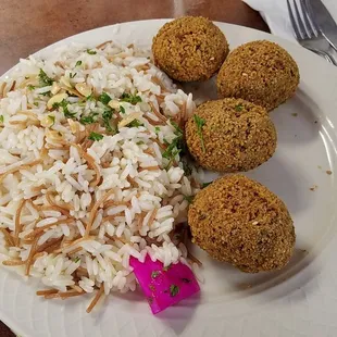 Falafel with Rice