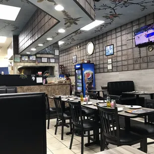 the interior of a restaurant