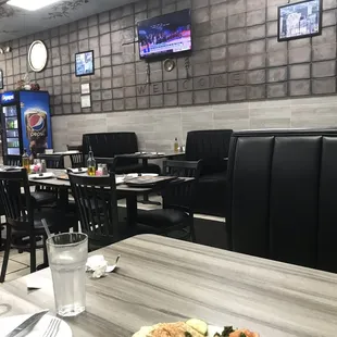 the interior of a restaurant